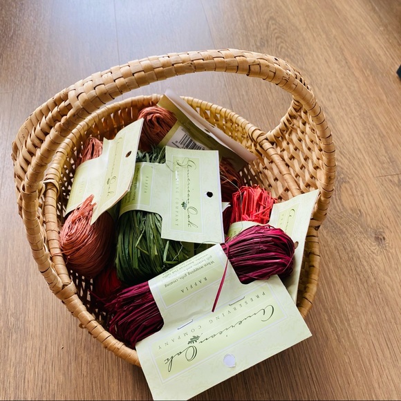 Woven Handmade Rattan Cradle Basket Home Decor - Picture 6 of 14